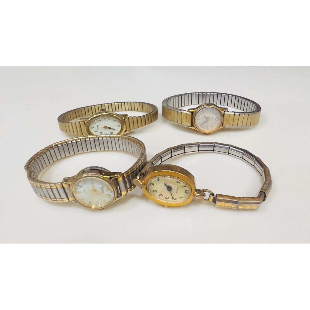 Vintage Ladies Timex Watch Set – Gold & Silver Tone, Lot of 4 - Make Offer